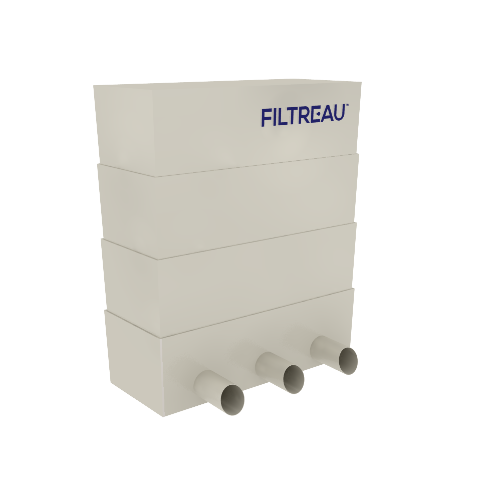 Trickle filter 110 mm outlet